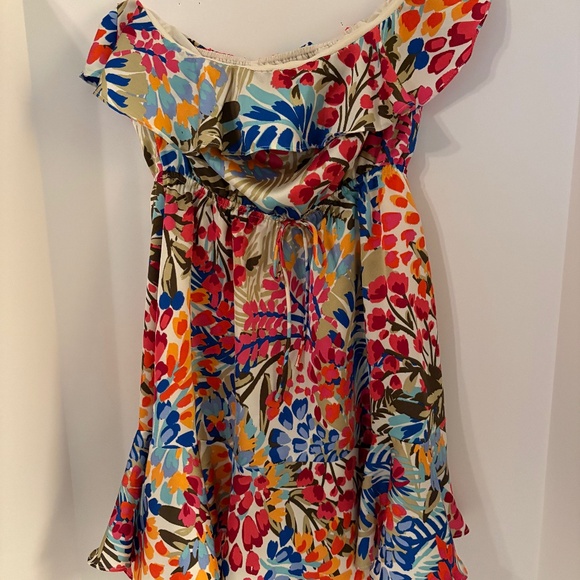 Strapless Floral Dress - Picture 1 of 1